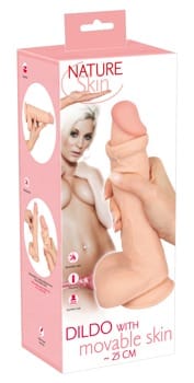 Dildo with movable Skin
