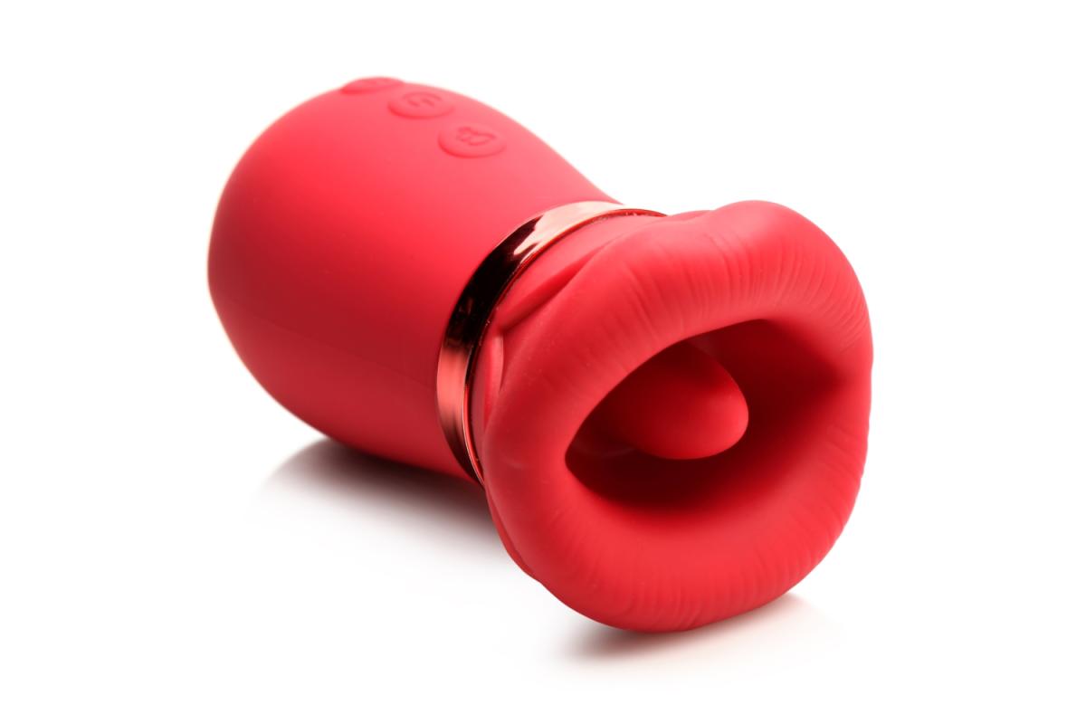 LICKGASM - Kiss Me More Clitoral Stimulator Suction, Vibration & Kissing