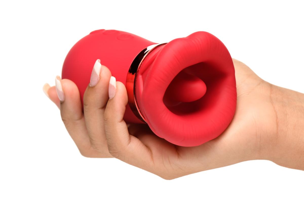 LICKGASM - Kiss Me More Clitoral Stimulator Suction, Vibration & Kissing