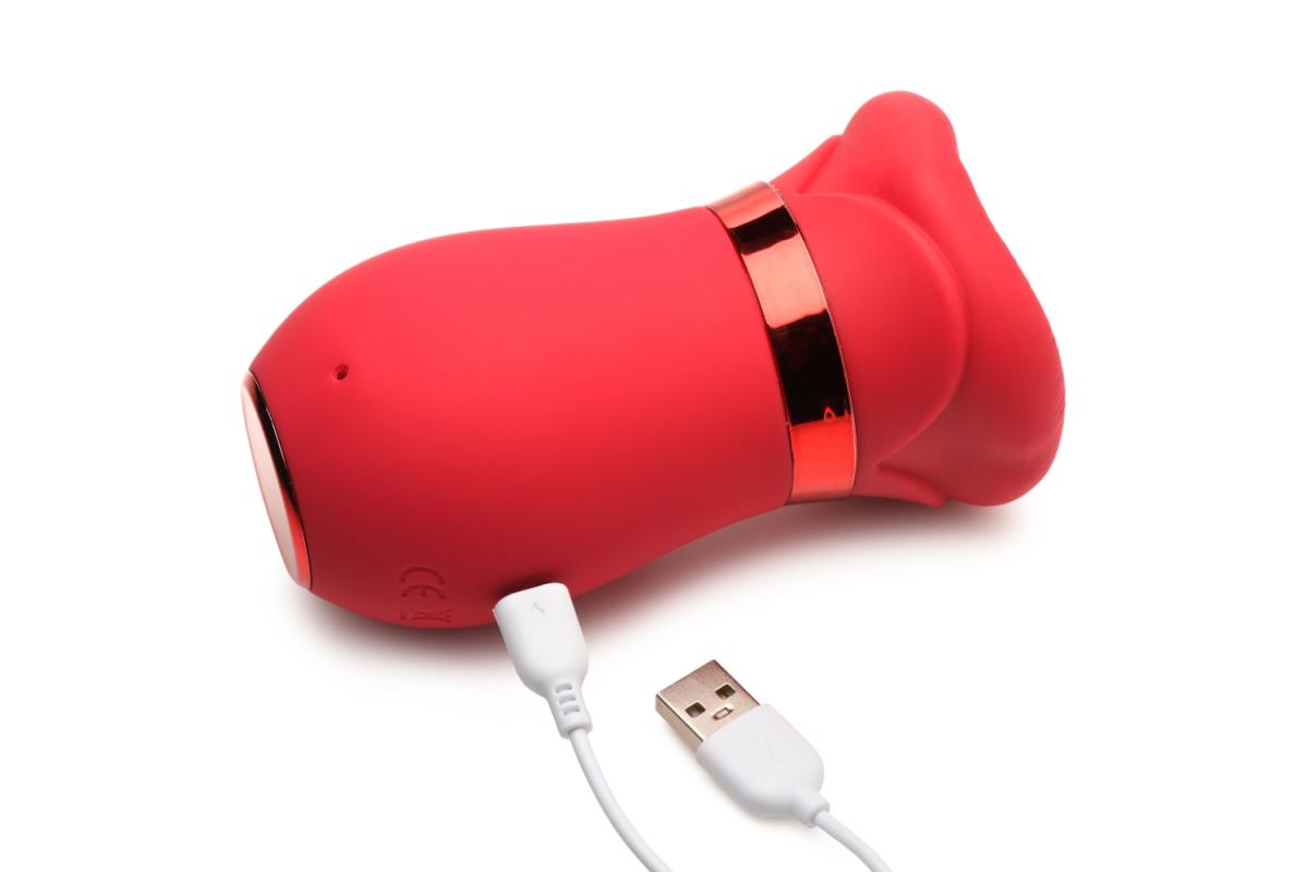 LICKGASM - Kiss Me More Clitoral Stimulator Suction, Vibration & Kissing