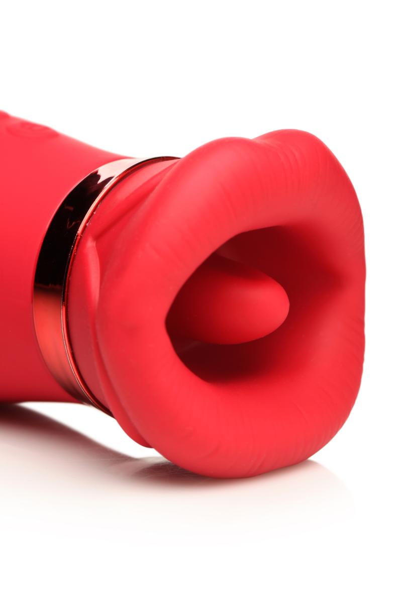 LICKGASM - Kiss Me More Clitoral Stimulator Suction, Vibration & Kissing