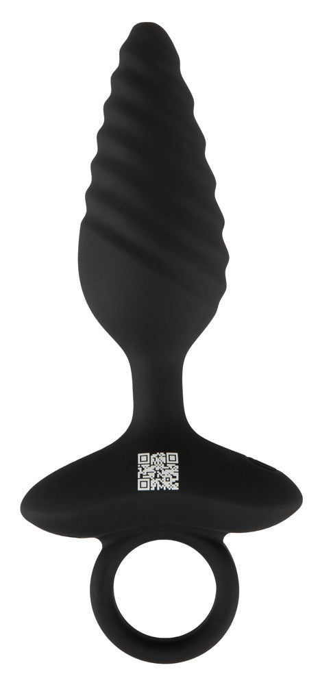 Flexible Butt Plug Twisted Design with Vibrations