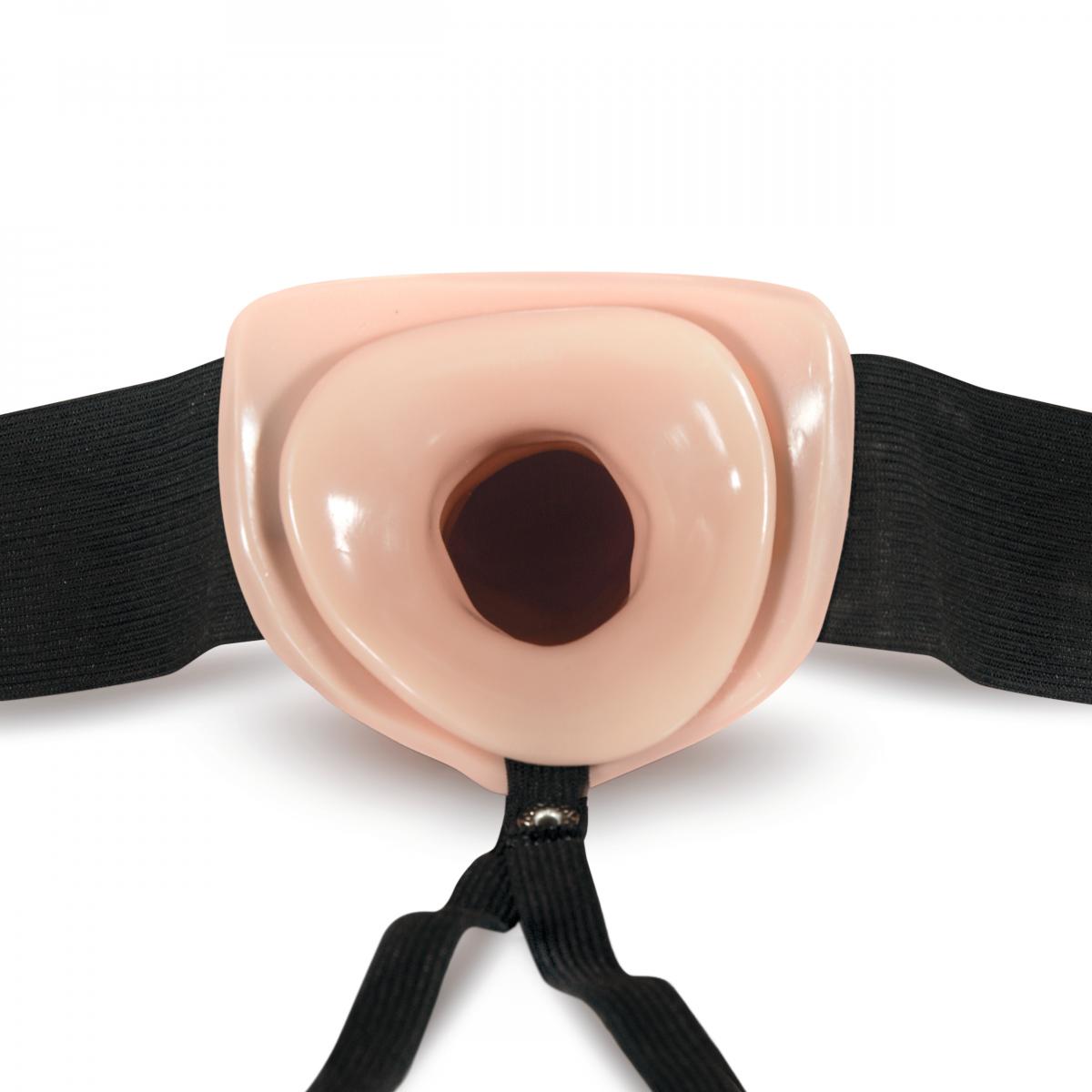 Dr. Skin - Hollow Strap On Dildo 6.5'' - Beige