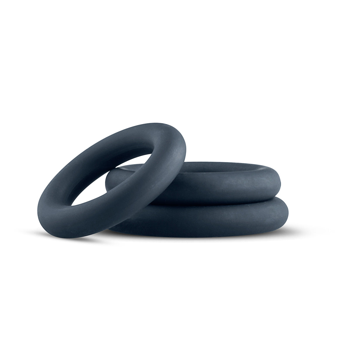 Boners 3-Piece Cock Ring Set - Grey Thin