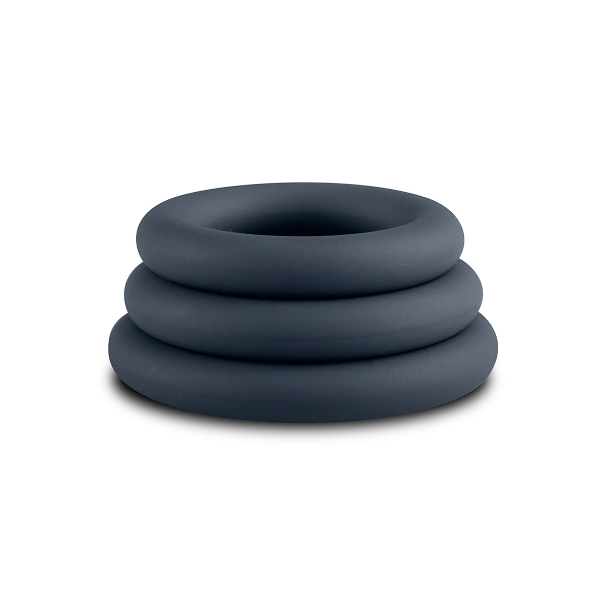 Boners 3-Piece Cock Ring Set - Grey Thin