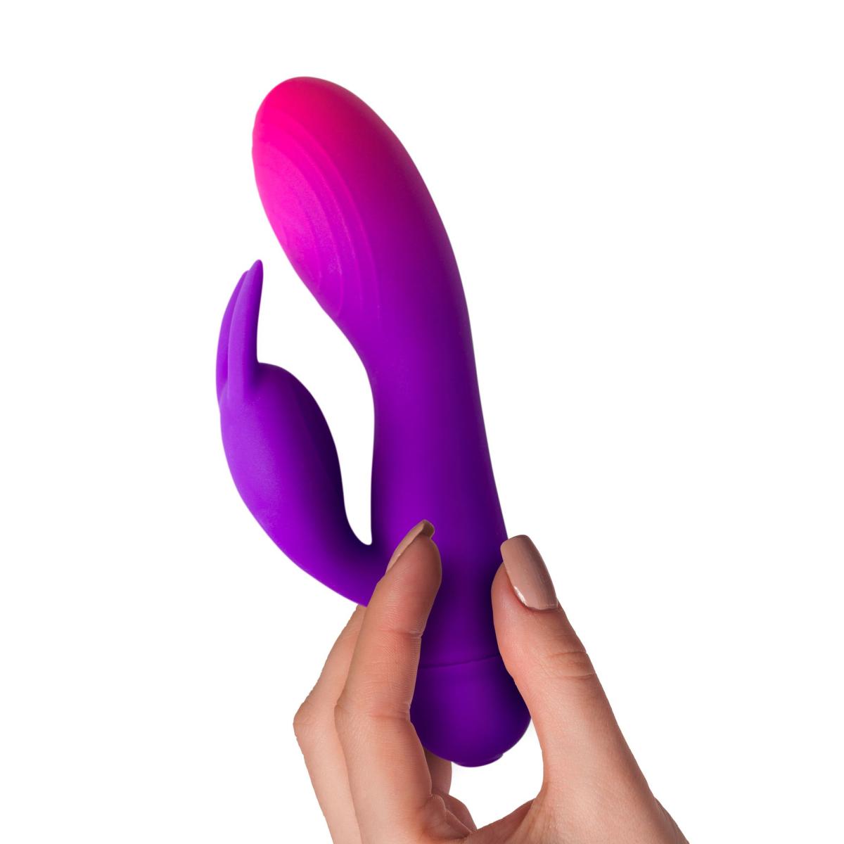 Rocks Off - Glo-Girl Rabbit Vibrator - Purple