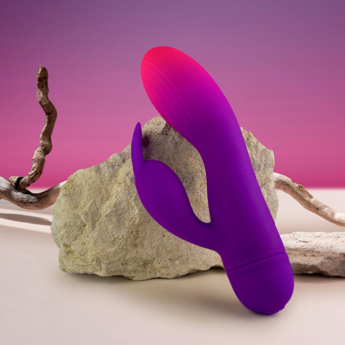 Rocks Off - Glo-Girl Rabbit Vibrator - Purple
