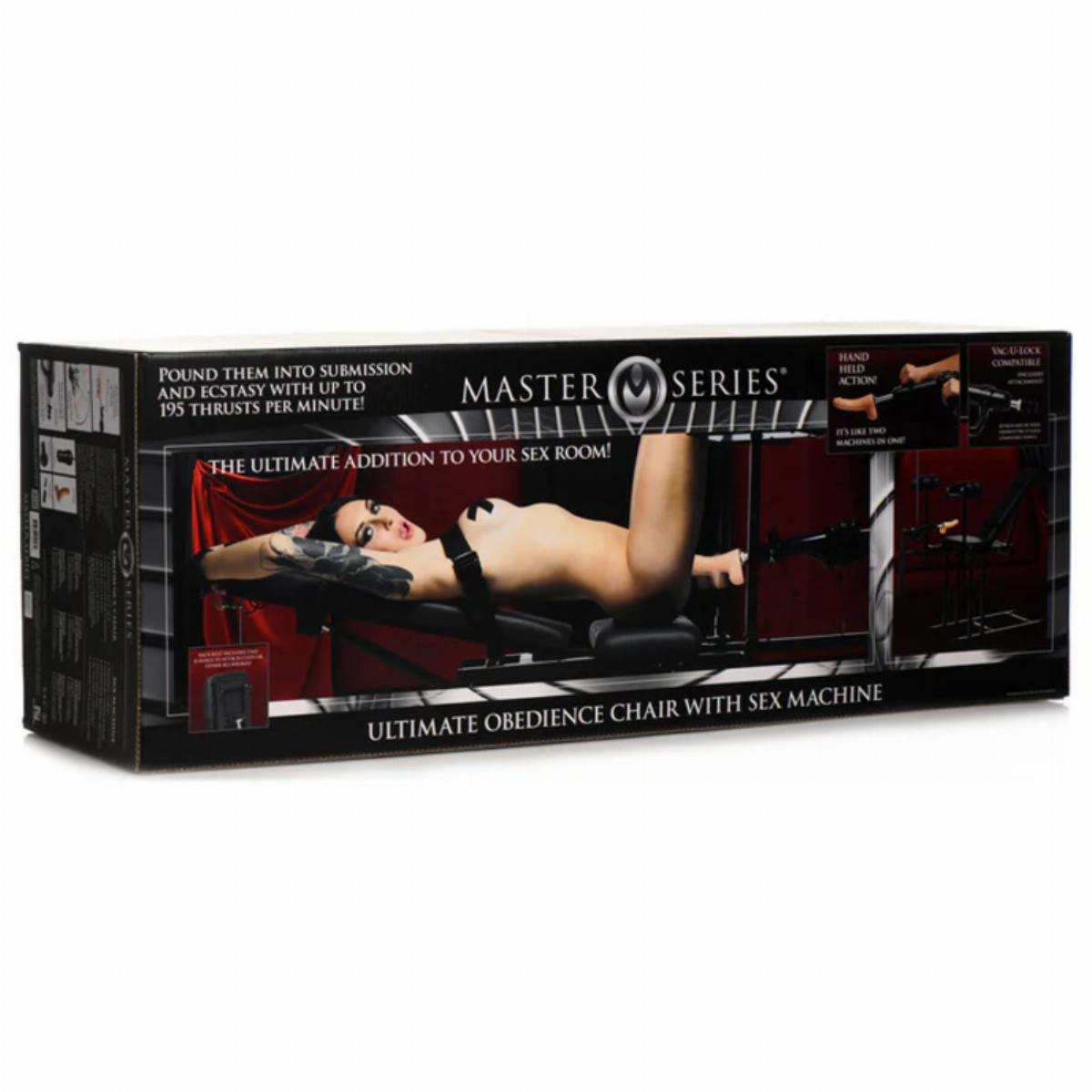 Obedience Chair with Sex Machine