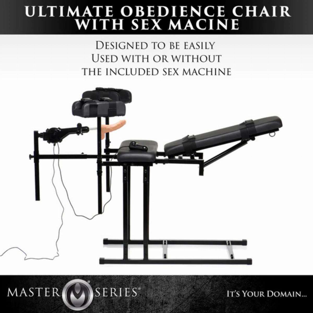 Obedience Chair with Sex Machine