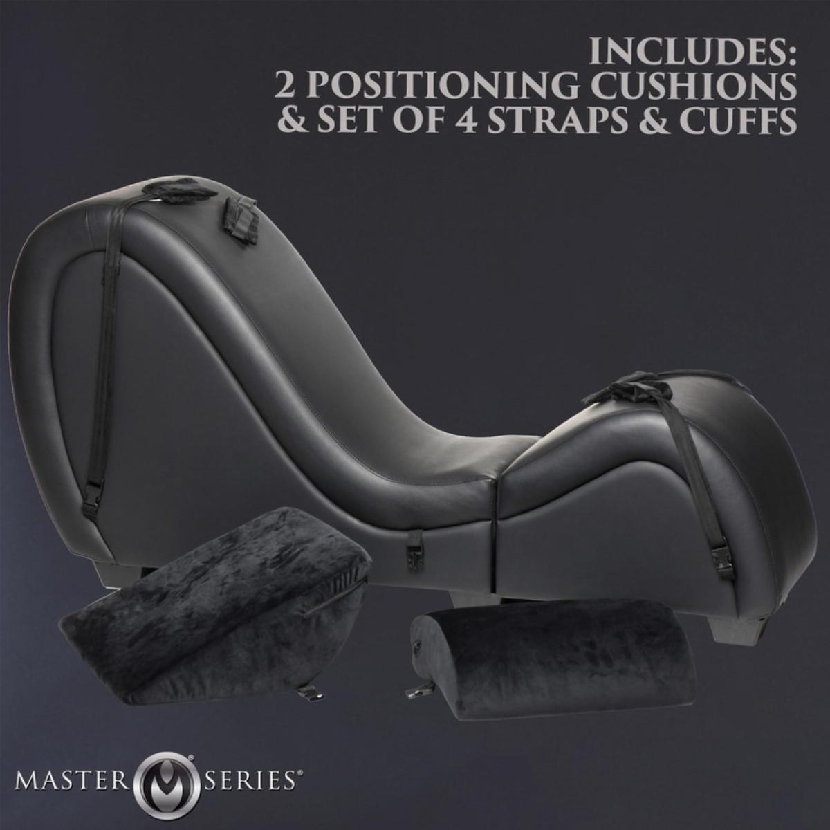Kinky Sex Lounge with Cushions - Black