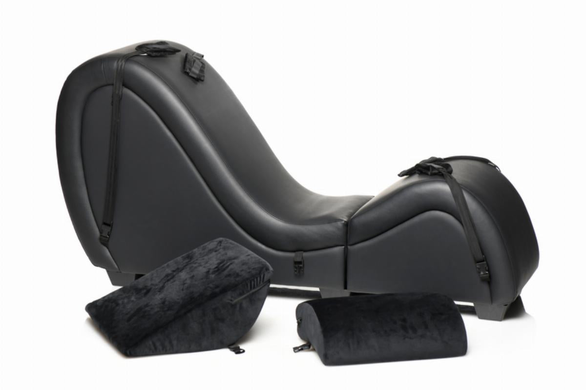 Kinky Sex Lounge with Cushions - Black