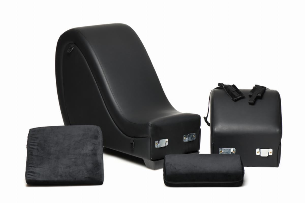 Kinky Sex Lounge with Cushions - Black