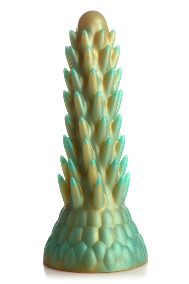 Stegosaurus Spiky Reptile Dildo - Green
