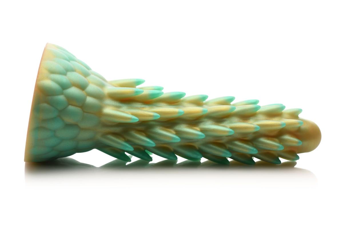 Stegosaurus Spiky Reptile Dildo - Green