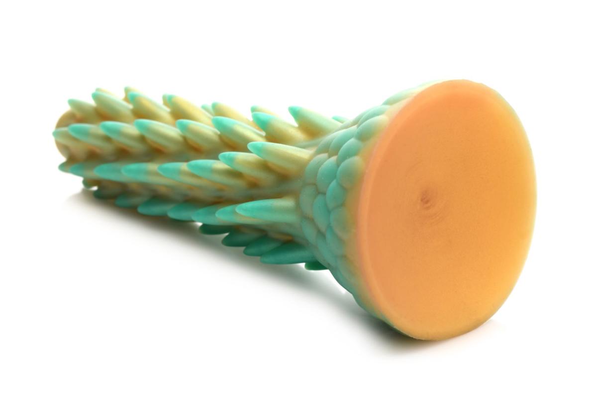 Stegosaurus Spiky Reptile Dildo - Green