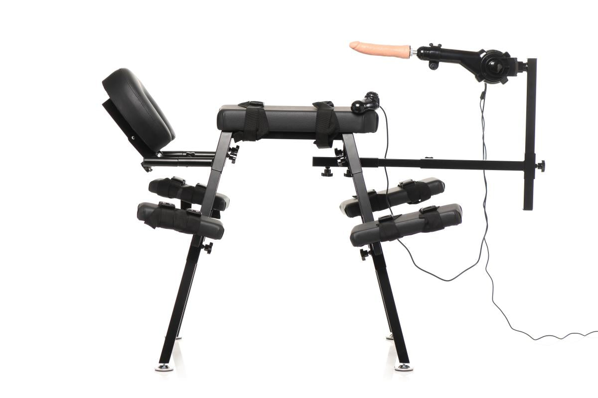 XR Brands - Obedience Bench with Sex Machine - Black