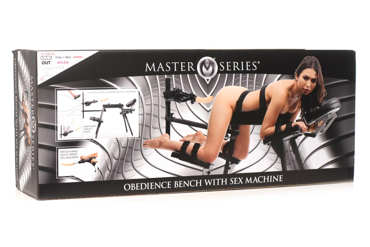 XR Brands - Obedience Bench with Sex Machine - Black