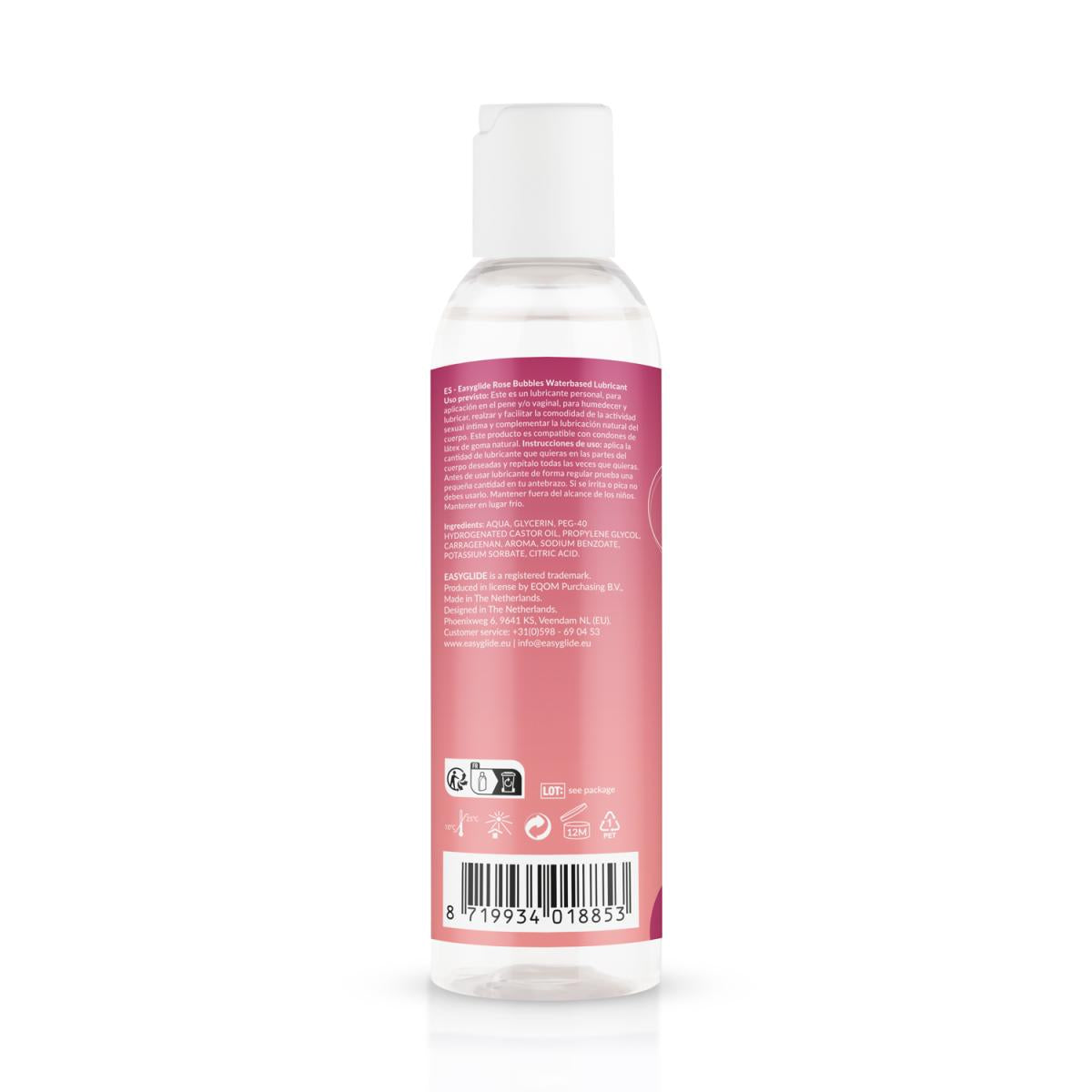EasyGlide Rosé Bubbles Water-Based Lubricant - 150 ml