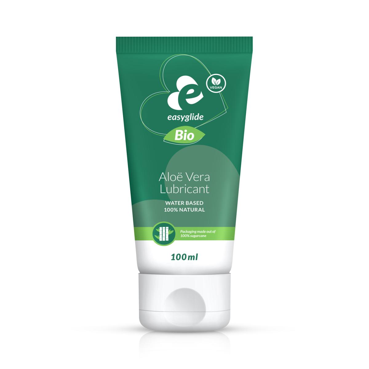 EasyGlide - Bio & Natural Water Based Aloë vera Lubricant - 100 ml