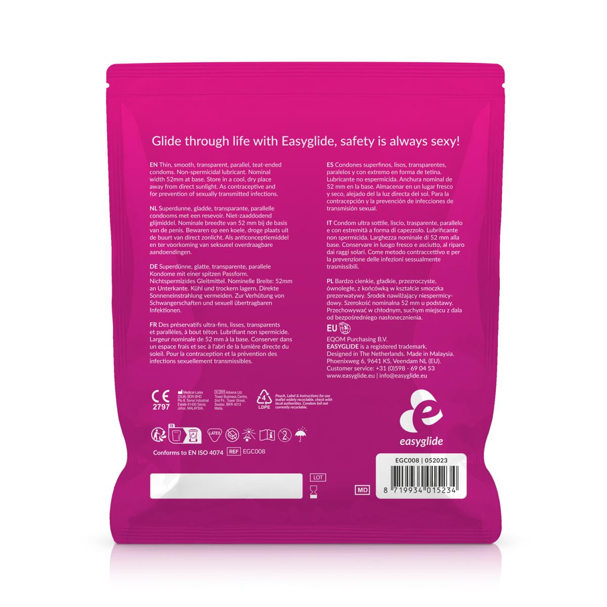 EasyGlide - Extra Thin Condoms - 40 pieces