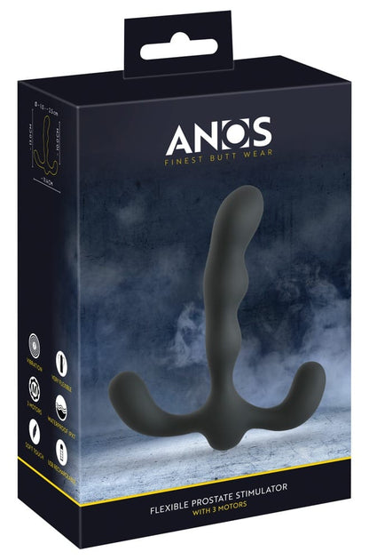 Flexible Prostate Stimulator with 3 Motors