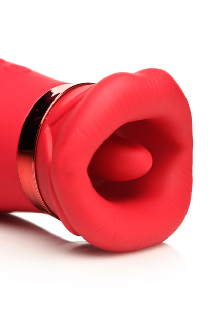 LICKGASM - Kiss Me More Clitoral Stimulator Suction, Vibration & Kissing