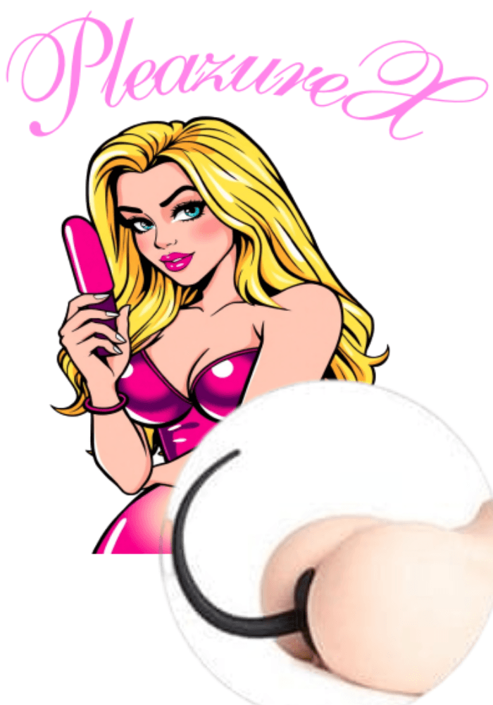 Anale hondenstaart butt plug