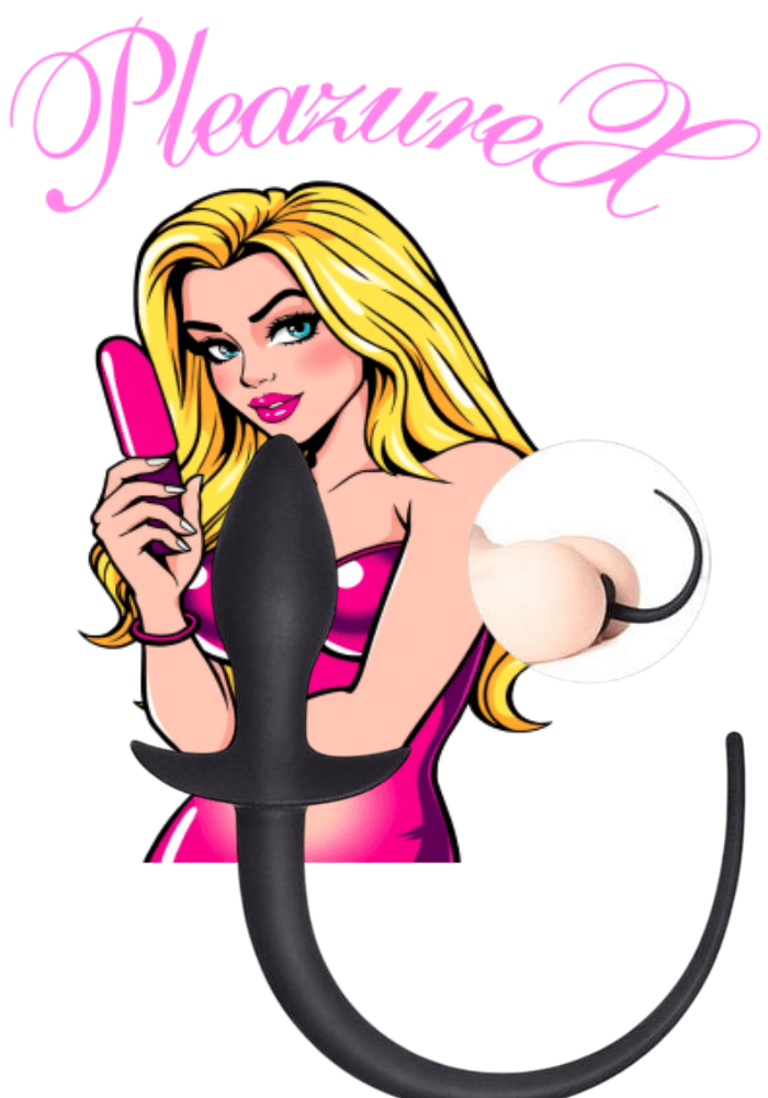 Anale hondenstaart butt plug
