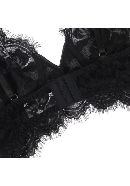 PleazureX kanten lingerie set met kousenband