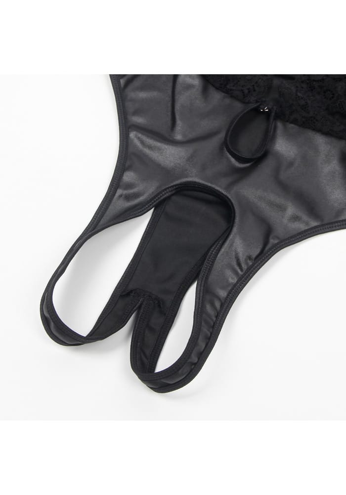 PleazureX kanten lingerie bodysuit met boeien