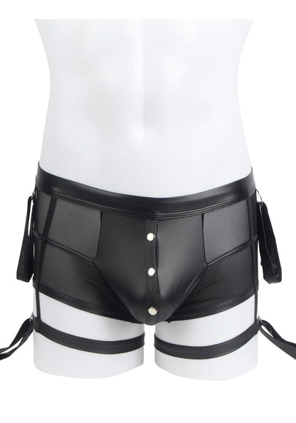 PleazureX leren boxer met boeien