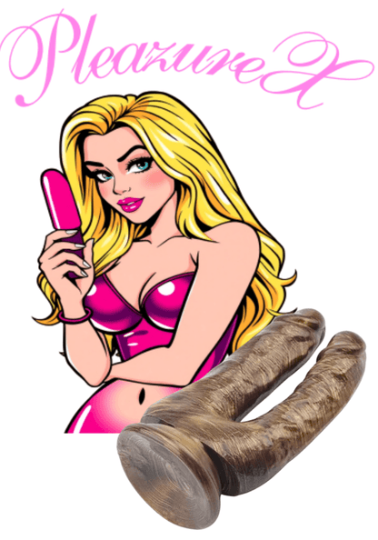Dubbele Dildo Bruin