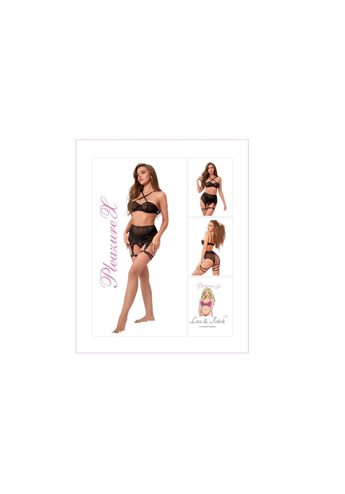 Pleazure X lingerie met kousenband