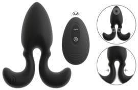 RC Vibrating Butt Plug with Flexible Arms