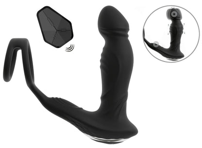 RC Vibrating Prostate Plug with Nodding Function