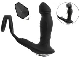 RC Vibrating Prostate Plug with Nodding Function