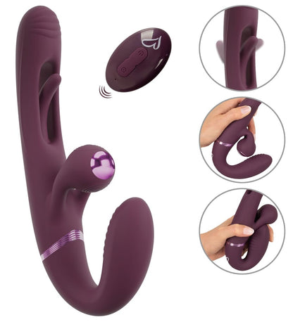 RC Strapless Strap-On With Flicking Tongue