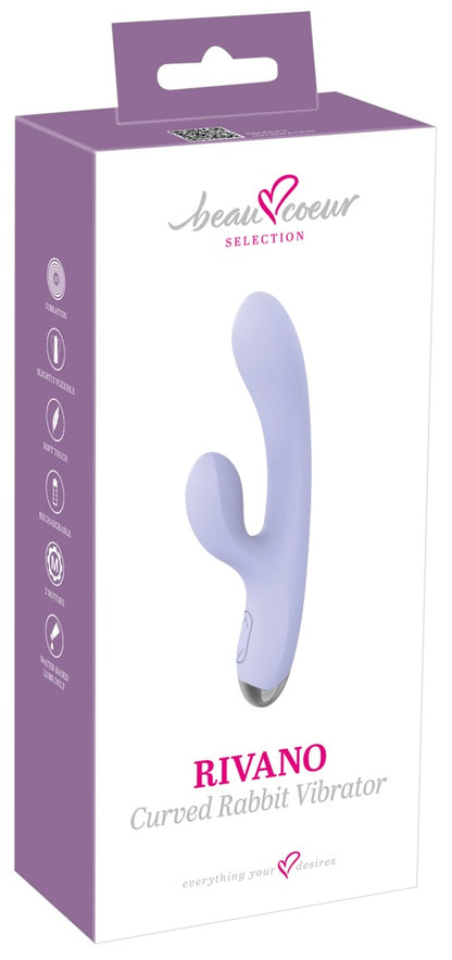 RIVANO Curved Rabbit Vibrator