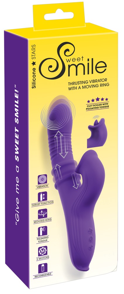 Thrusting Vibrator with a Moving Ring