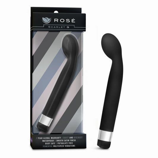 Rose - Scarlet G-spot Vibrator - Black
