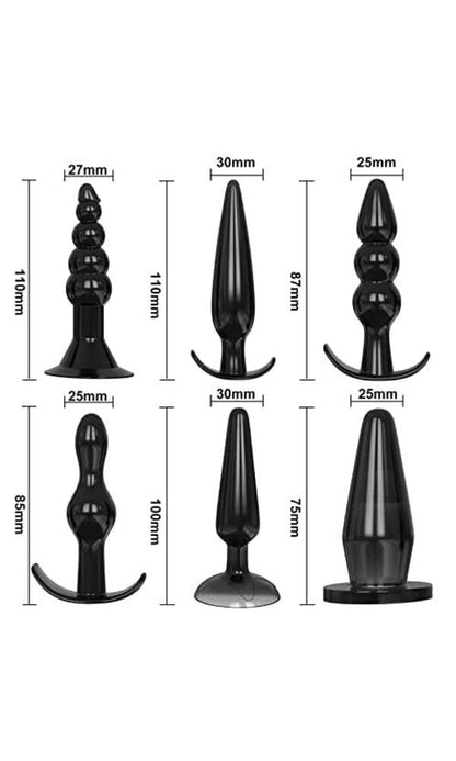 Buttplug Anale Trainer Set 6 stuks
