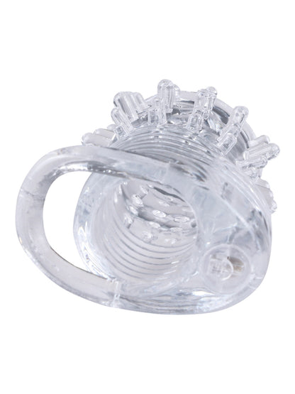 Clear Sensations Vibrating Textured Erection Sleeve