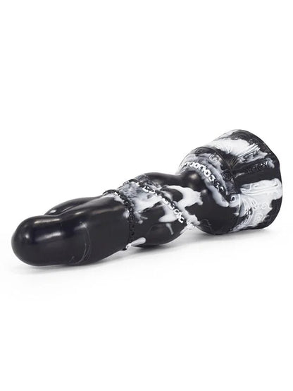 Dragon dildo Cluttony ll (black/white)